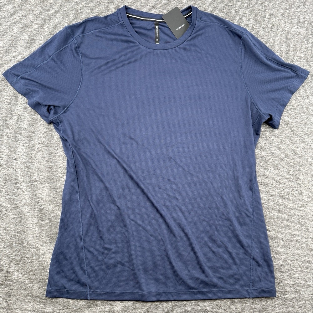 Ten Thousand Lightweight Shirt TTKT012 Mens XL Navy New Short Sleeve Running Tee